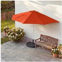 MCW Balkonschirm Lorca-300, LxB: 285x135 cm, Optional mit Schirmständer, witterungsfest Platzsparend faltbar