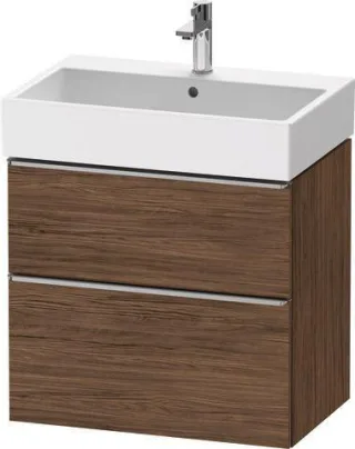 Duravit D-Neo Waschtischunterbau wandhängend Nussbaum dunkel Matt 684x442x625 mm - DE4372070210000 DE4372070210000