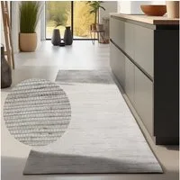 HANSE Home Teppich Dhaka Juteteppich, rechteckig, Höhe: 5 mm, Läufer, handgewebt, Jute, Wolle, Natur, Wohnzimmer, Flur, Klassisch