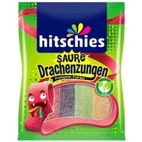hitschies Süßigkeit, Hitschies saure Drachenzungen Sauer gezuckerte Fruchtgummi 125g