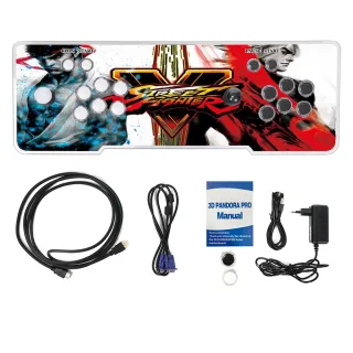 [128G] Pandorra Box 3D Retro Game Console Arcade Video Game Machine Built-in 26800 Games 8-button Dual Player Gamer Cons