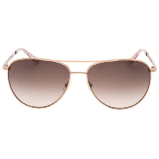 Juicy Couture - Gemustert-Sonnenbrille (Roségold)
