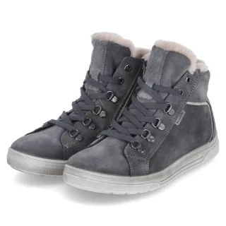 Ricosta Stiefeletten MAREN - Gr. 31 - Grau - Rauleder