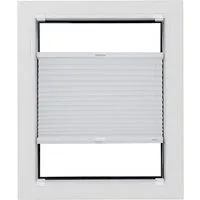 sunlines Plissee Budget Crepe, Lichtschutz, ohne Bohren, verspannt, Haftfix, Haftfix, glatt