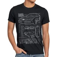 style3 T-Shirt K.I.T.T. trans am michael knight rider kitt hasselhoff firebird