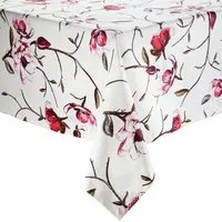 Erwin Müller Tischdecke Tischdecke "Magnolie", fleckabweisend Blumen