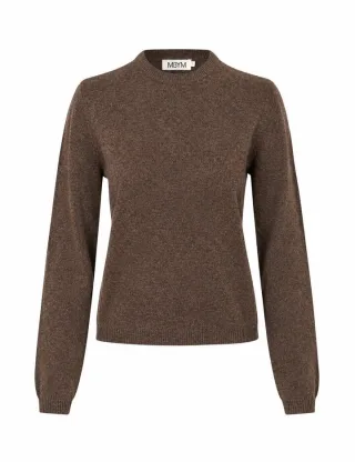mbym - Basic-Strickpullover - Christin-M braun - Gr. - XS