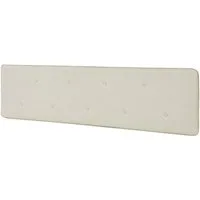 en.casa Kopfteil, »Tokke« gepolstert 140 x 52 cm Beige
