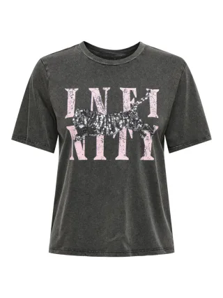 ONLY - T-Shirt - Onllucy schwarz - Gr. - XS