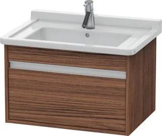 Duravit Ketho Waschtischunterbau wandhängend Nussbaum dunkel Matt 650x455x410 mm - KT666302121 KT666302121