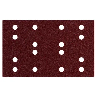 Metabo Haftschleifblätter 80 x 133 mm 16 Löcher, mit Kletthaftung für Furniere, Vollholz, Polyester, - 635192000