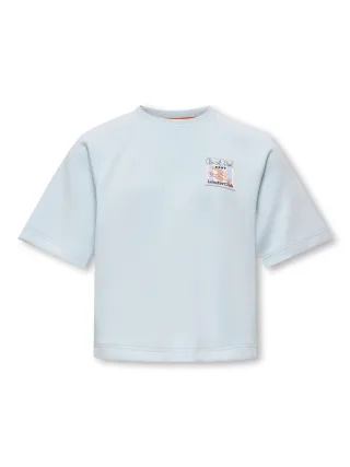 KIDS ONLY - KOGADA SS LOOSE TOP VD SWT Winter Sky - Gr. - 140
