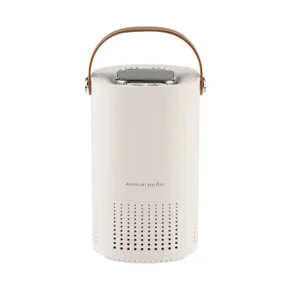 Portable Air Purifier LED Digital Display Wireless Odor Removal Negative Ion Generator for Car and Home
