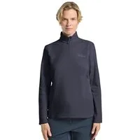 Jack Wolfskin Stehkragenpullover TAUNUS HZ W Fleecepullover, Halfzip-Reißverschluss, Stehkragen