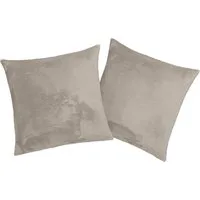 OTTO home Dekokissen Jil, aus super weichem Kuschelfleece, Kissenhüllen ohne Füllung, 2 Stück