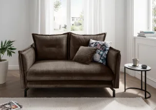 Home affaire 2-Sitzer "LAVA Breite 168 cm, modern & elegant, aktuelle Kissenoptik, bequem" Armlehnen verstellbar