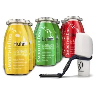 SmoothieDog Klassik + Doggyroller Blau Gr. M