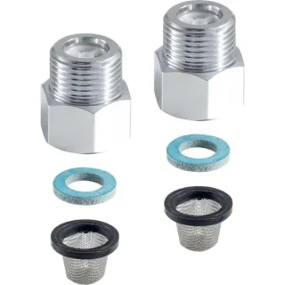 Geberit Rückflussverhinderer Set G 3/8 mit Korbfilter 241063001