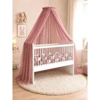 Baby Fancyroom Betthimmel Betthimmel aus 12 Meter Tüll aus 1. Klasse für Kinderbett Gitterbett, Himmel für Babybett Kinderbett