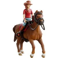Schleich® Spielfigur HORSE CLUB, Hannah & Cayenne (42711), Made in Europe