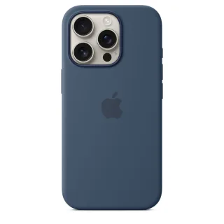 Apple iPhone 16 Pro Silikon Case mit MagSafe ? Denim | myyk3zm/a | Cover - Apple