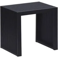 relaxdays Sitzbank Minimalistische Sitzbank aus Bambus (1-St), schwarz, L