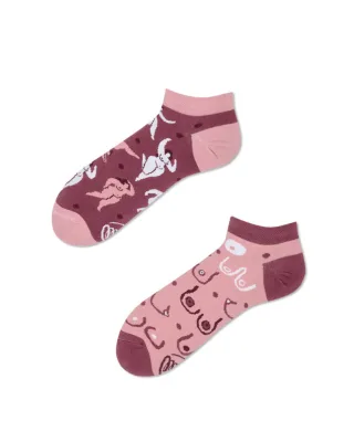 many mornings - Sneakersocken - SIMPLY THE BREAST LOW pink - Gr. - 38