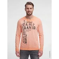 CAMP DAVID Rundhalsshirt aus Baumwolle
