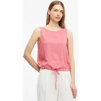s.Oliver Blusentop Bluse Top aus Viskosemix mit regulierbarem Bund