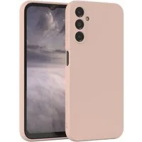 EAZY CASE Handyhülle für Samsung Galaxy A14 5G Hülle Silikon 6,6 Zoll, Silikon Schutzhülle mit Kameraschutz kratzfest bumper Rosa Altrosa