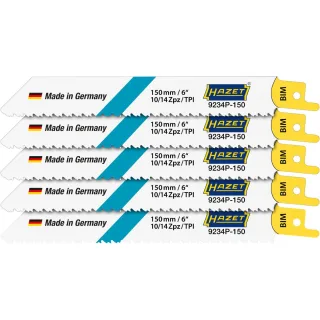 HAZET Sägeblätter Satz 2 – 10 mm, 5-Stück - 9234P-150/5