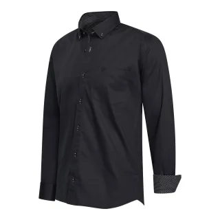 Cappuccino Italia Hemd für Herren. Das Hemd ist aus Baumwolle und Elastan gefertigt und hat eine normale Passform. Auf der Brusttasche ist ein schönes Cappuccino-Logo aufgestickt. Marke: Cappuccino ItaliaModellname: Stretch Shirt AnconaKategorie: Her
