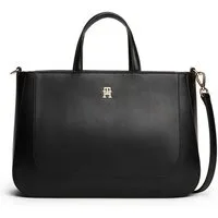 Tommy Hilfiger Satchel TH GLAM SATCHEL, Damen Umhängetasche, Tragetasche, Schultertasche mit TH-Logo