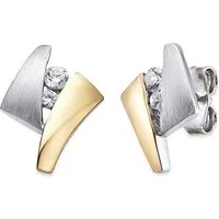 Bruno Banani Paar Ohrstecker Schmuck Geschenk Silber 925 Ohrschmuck Ohrringe Stein, mit Zirkonia (synth)