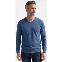 Redmond V-Ausschnitt-Pullover Basic (1-tlg) Pullover - Baumwolle - Atmungsaktiv - Weicher Feinstrick