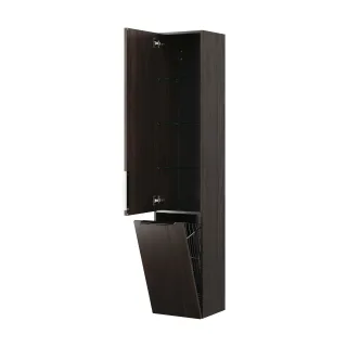 Burgbad Hochschrank Eqio 1760x350x320 Marone Dekor Trüffel, HSFC035LF2012 HSFC035LF2012
