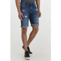 Blend Jeansshorts BHDeniz Stilvolle 5-Pocket-Jeansshorts mit Destroyed-Effekten