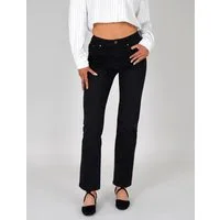 ESRA Straight-Jeans Damen Jeans Geradeschnitt Stretch Jeans Damen Regular Fit G4 Sale High Waist Jeans Damen Straight Hose Regular Jeans bis Große Größe