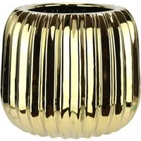 I.GE.A. Dekovase Vase aus Keramik (1 St), Dekovase Blumenvase Modern für Tischdeko Tischvase Deko Trockenblume