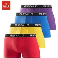 Buffalo Boxer Boxershorts für Herren (Packung, 4-St) aus Baumwoll-Mix