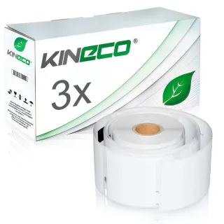 3 Etiketten für Dymo 99015 S0722440 54x70mm