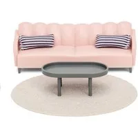 Lundby Puppenhausmöbel Wohnzimmerset Mädchen