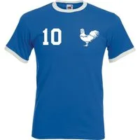 Youth Designz T-Shirt Frankreich Herren T-Shirt im Fußball Trikot Look mit trendigem Motiv