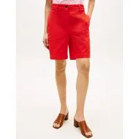 Tommy Hilfiger Chinoshorts CO GMD BLEND CHINO SHORT mit geknöpften Gesäßtaschen, Regular Fit