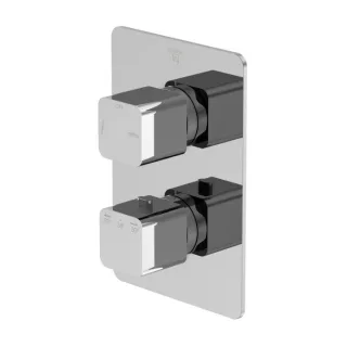 Steinberg Serie 230 Fertigmontageset 23041333 für Unterputzthermostat, chrom