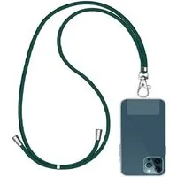 OLi Handykette Universal Umhänge kette Kordel Band Schnur für Alle Handyhülle Schwarz, für Smartphone Stabiles Kordel mit sicheres Halterung
