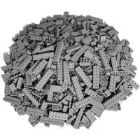 LEGO® gemischte hellgraue Steine Spielbausteine