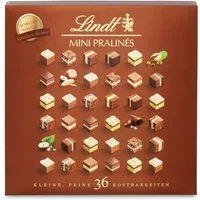 LINDT Schokolade 165g Mini Pralinés Nougat Schachtel Pralinen Geschenkbox Mix