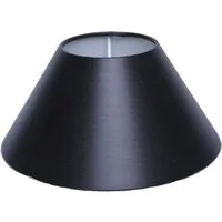 Dirk Davids Leuchten GmbH Lampenschirm Lampenschirm für Tischleuchte in Rund Chintz Schwarz 25-11-15cm, Angenehmes warmes Licht