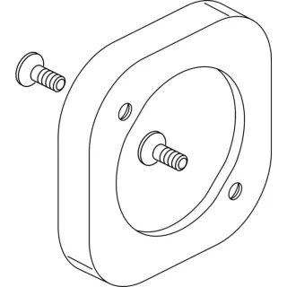 Ideal Standard Rosette mit Schraube, Chrom A860927AA